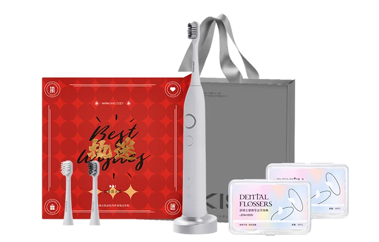 Электрическая зубная щетка Festival Box B1 JOKISS, Holiday Limited Edition-Obsessed Frost White