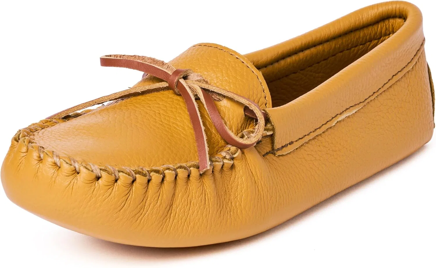 Мокасины из оленьей кожи Minnetonka, Natural Deerskin