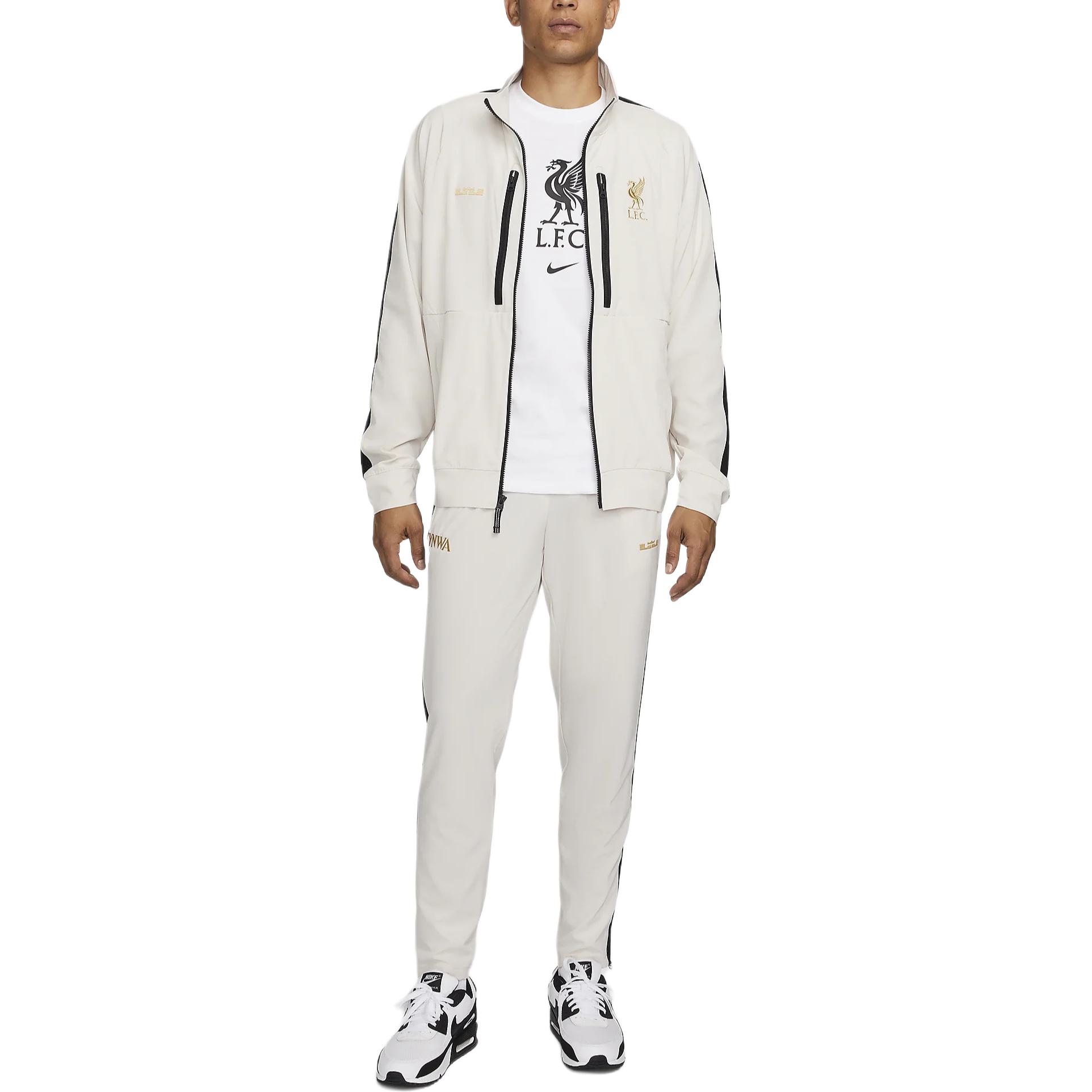Спортивный комплект LeBron X Liverpool Fc Men's Dri FIT Basketball Tracksuit Nike, белый — фото 4