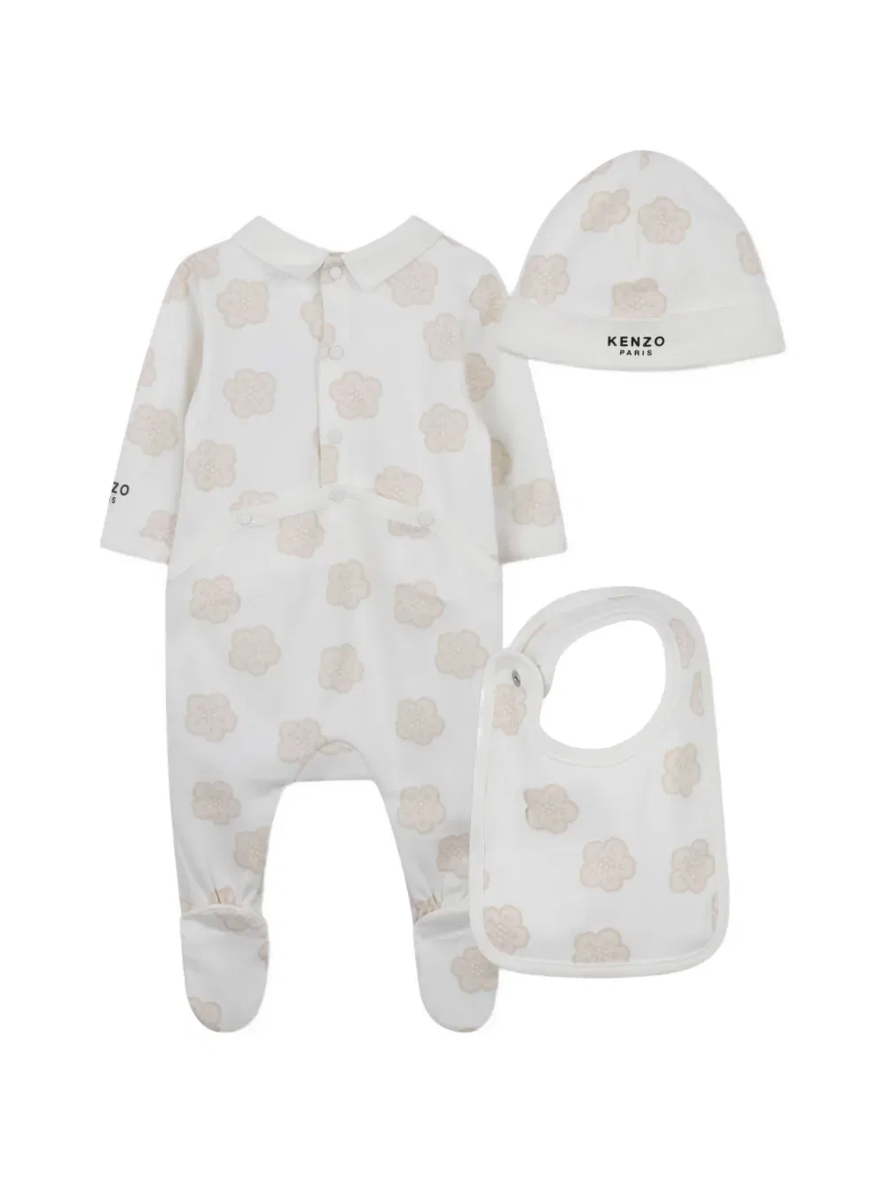 Подарочный набор детского комбинезона с логотипом Kenzo Kids, белый — фото 2