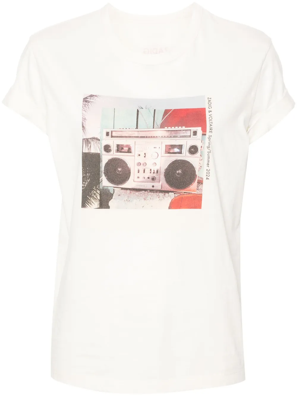 

Футболка Anya Co Photoprint Zadig&Voltaire, нейтральный