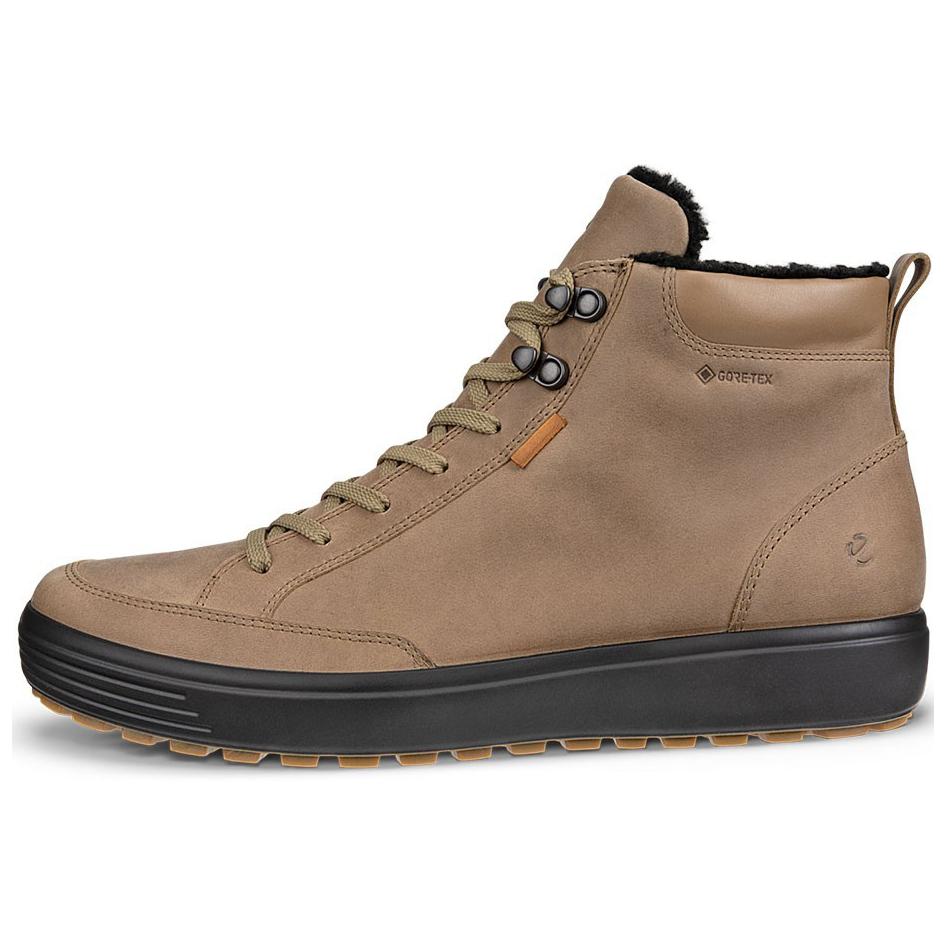 

Ecco Короткие мужские ботинки Soft 7 Outdoor, коричневые