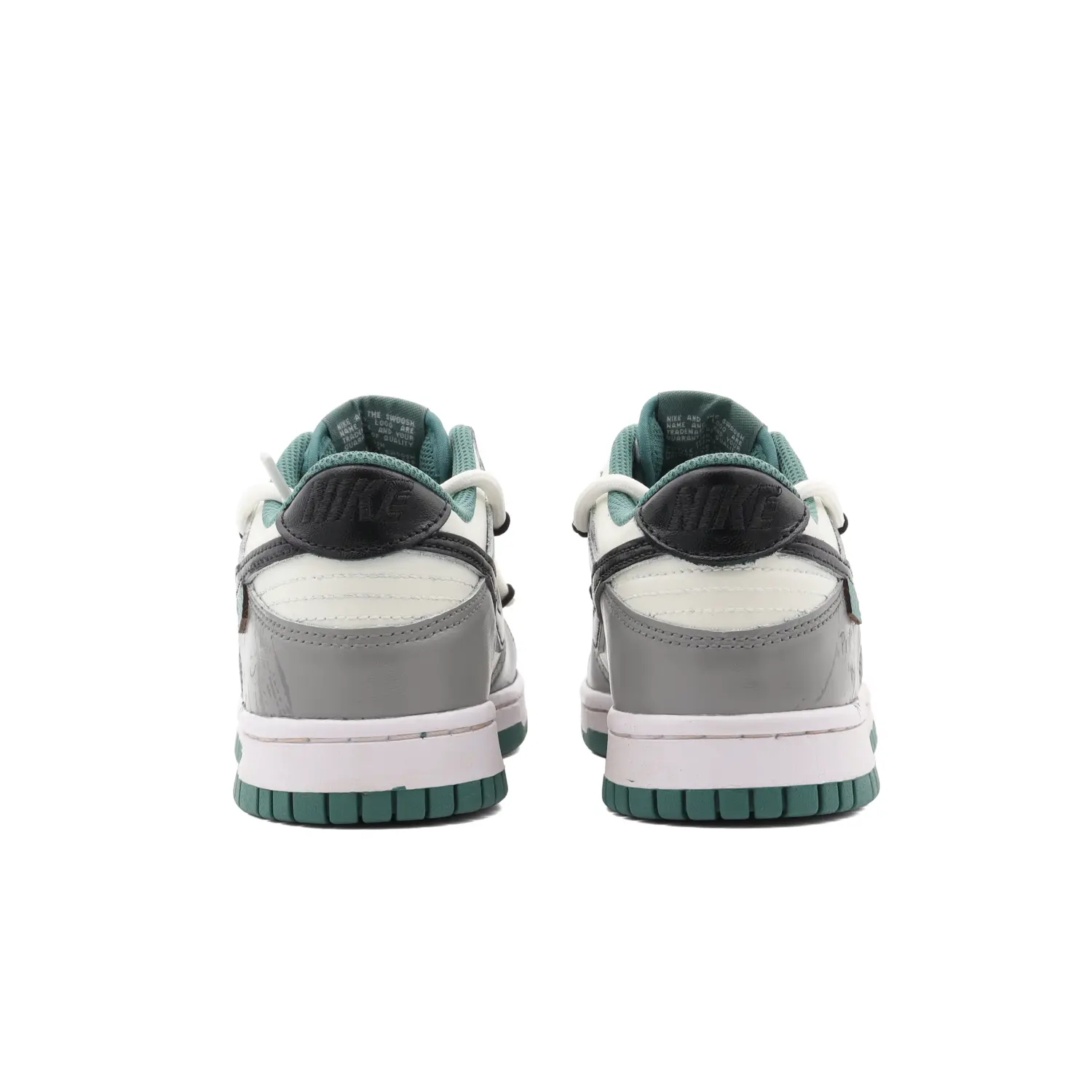 

Кроссовки Nike Dunk Skateboarding Shoes Women's Low-top Black/white/gray, серый