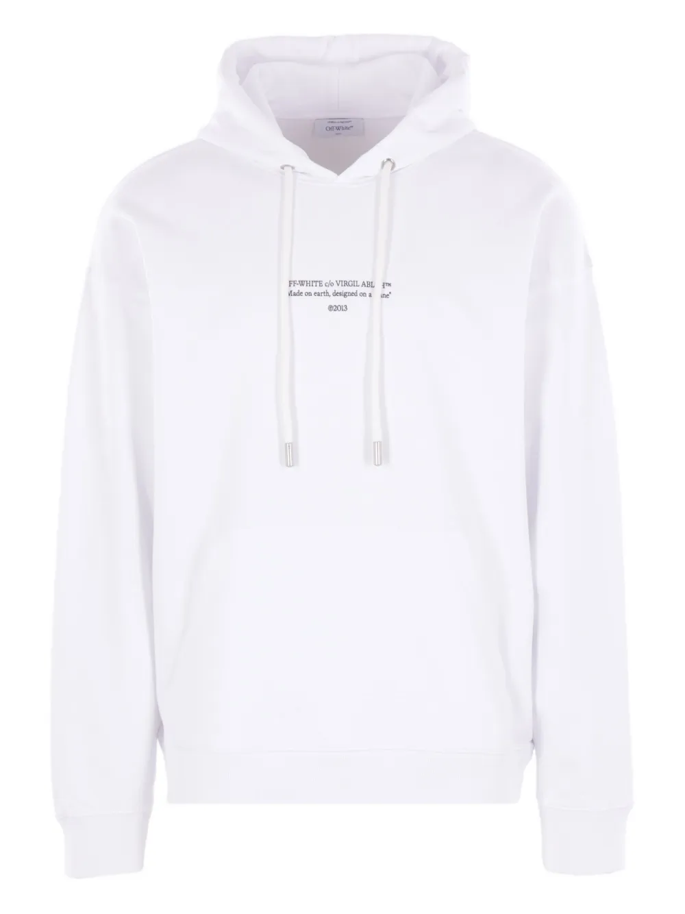 

Толстовка с логотипом и карманом-кенгуру OFF-WHITE, белый