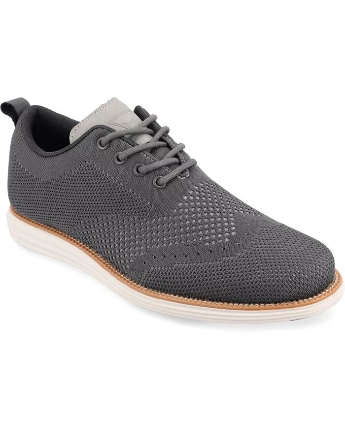 

Мужские туфли Ezra Tru Comfort Foam Knit Wingtip Vance Co., серый