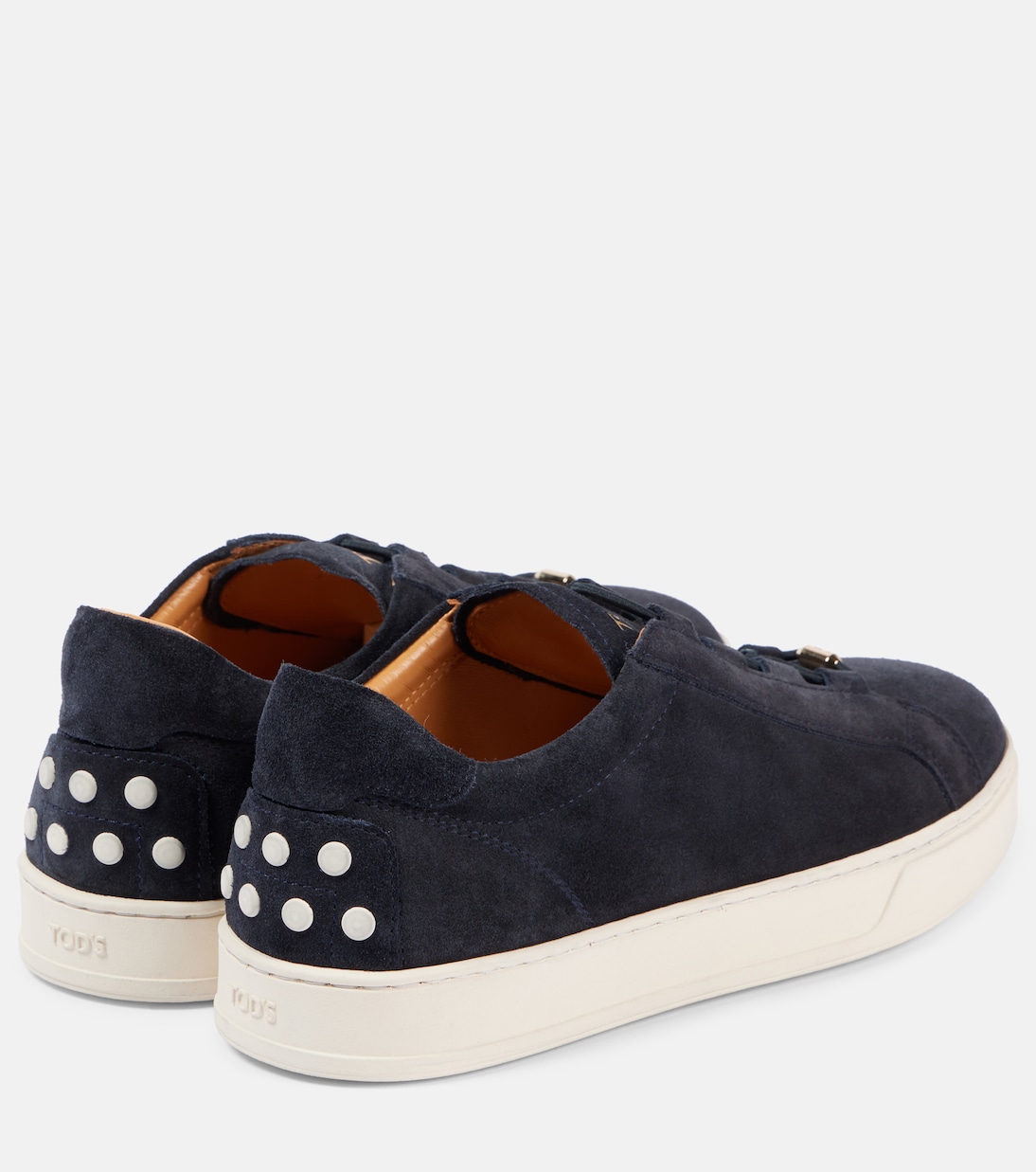 Замшевые кроссовки Tod's, Blu — фото 2