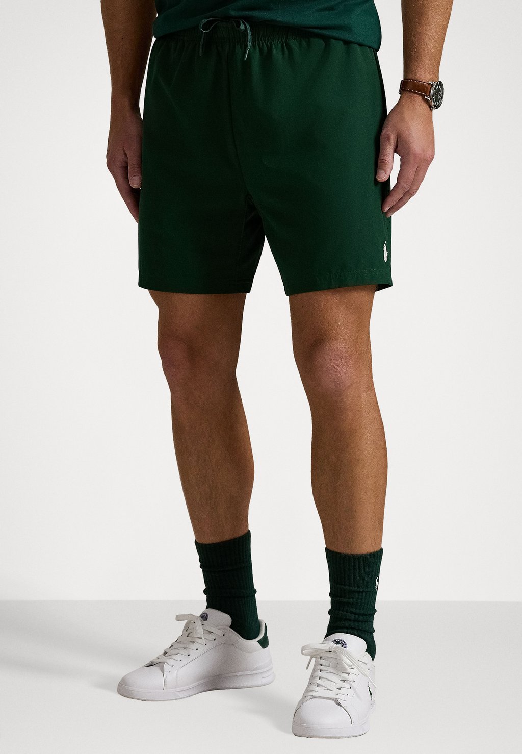 

Шорты WIMBLEDON 6.5 INCH GREENSMAN SHORT Polo Ralph Lauren, темно-зеленый