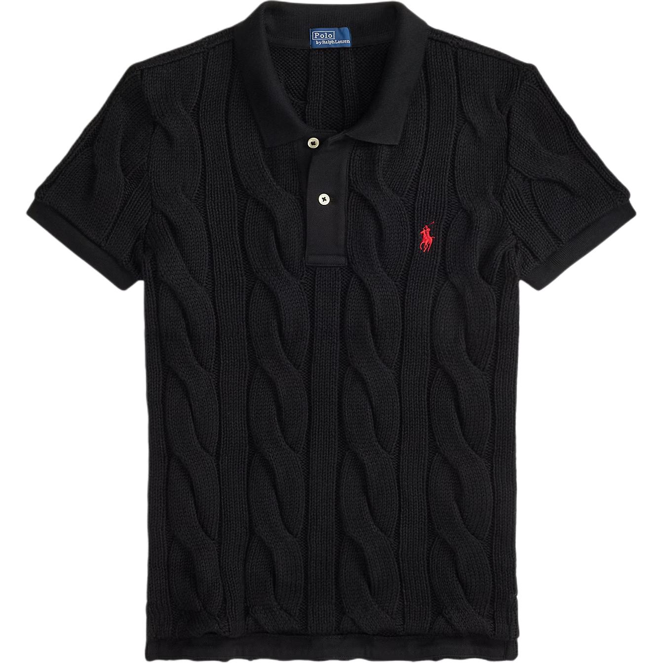 

Кабельный поло Polo Ralph Lauren, polo черный