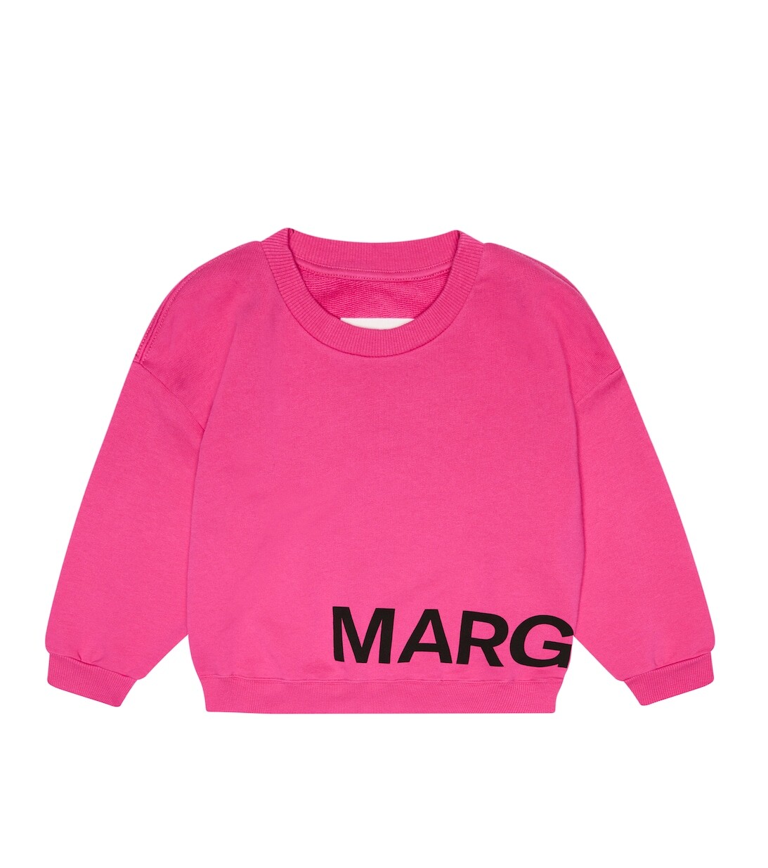 

Толстовка из хлопка с логотипом MM6 Maison Margiela, розовый