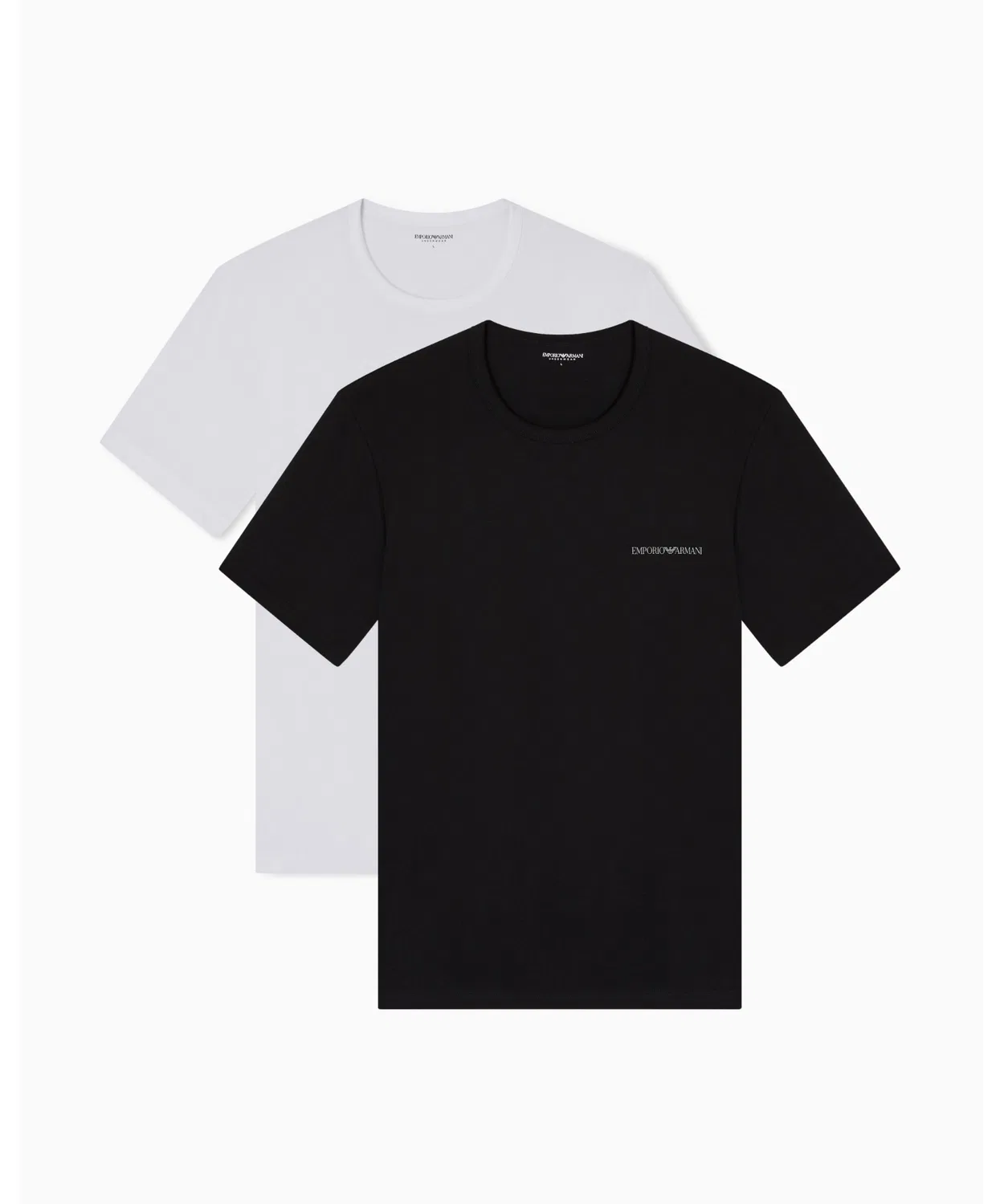 Футболки Emporio Armani Core логотип, 2 шт., белый