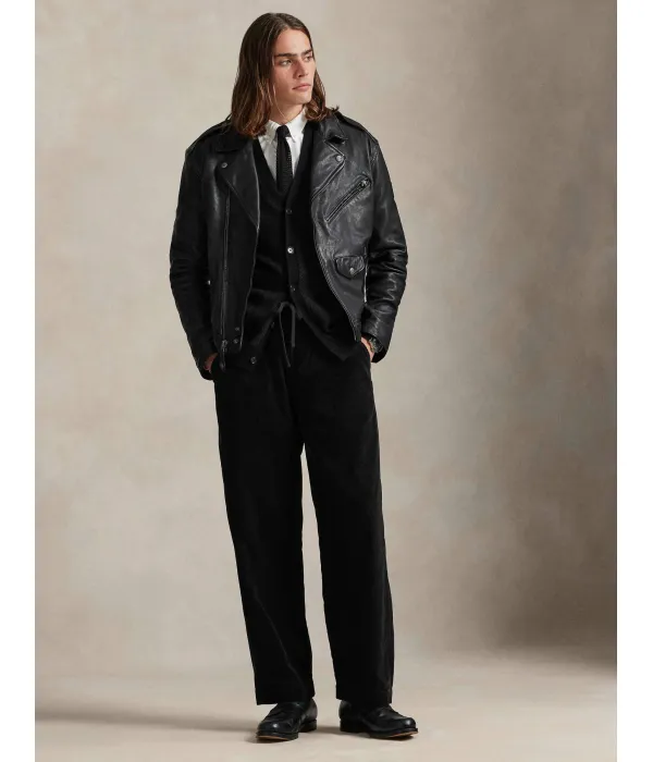 Вельветовые брюки Relaxed fit Polo Ralph Lauren, черный — фото 2