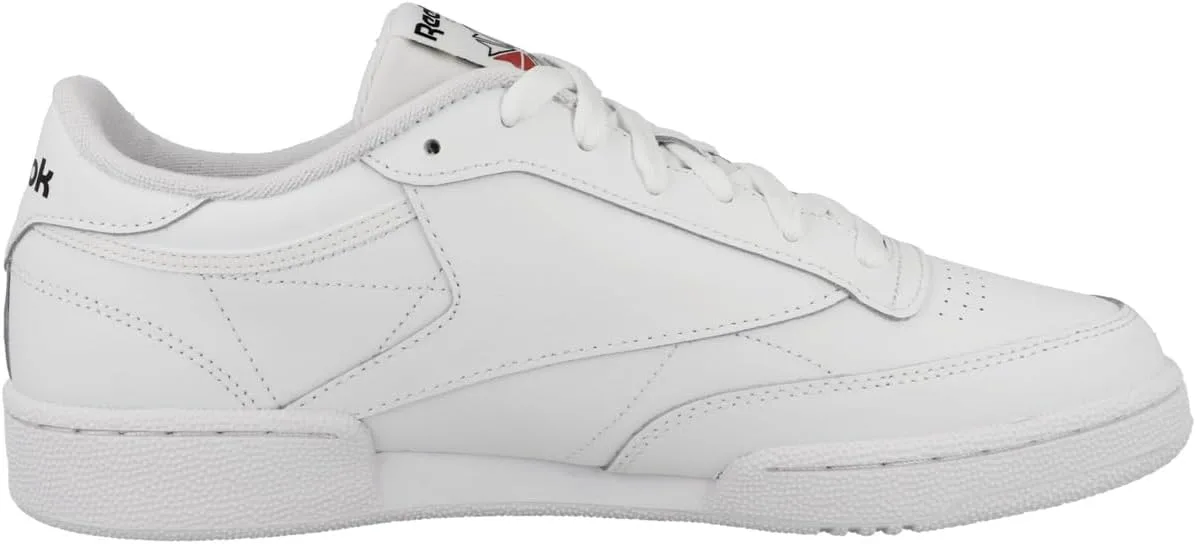 Мужские кроссовки Reebok Club C 85, белый/черный — фото 4