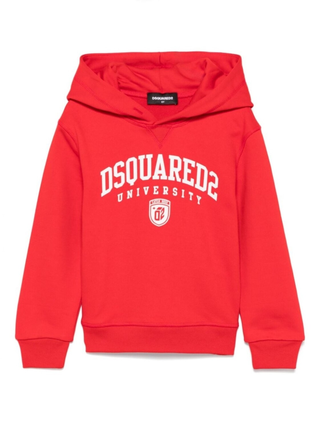 

Толстовка с капюшоном и логотипом DSQUARED2 KIDS, красный