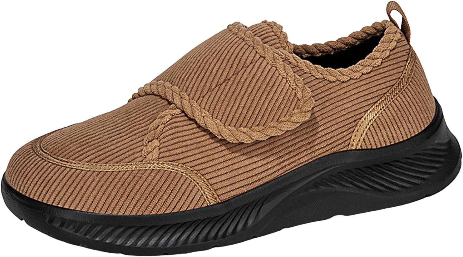 

Мужские зимние ботинки IWIHMIV, теплые, нескользящие, повседневные, легкие, удобные, низкие хлопковые кроссовки для ходьбы, коричневый