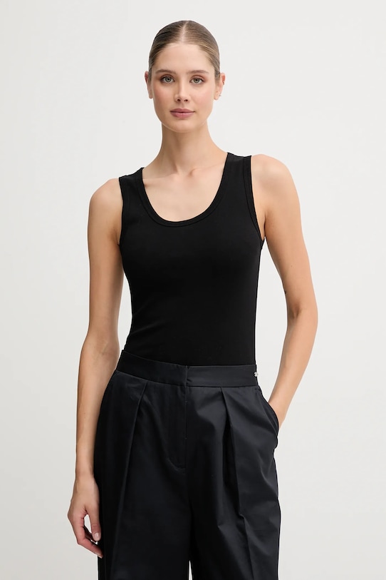 

Хлопковый топ United Colors Of Benetton, черный