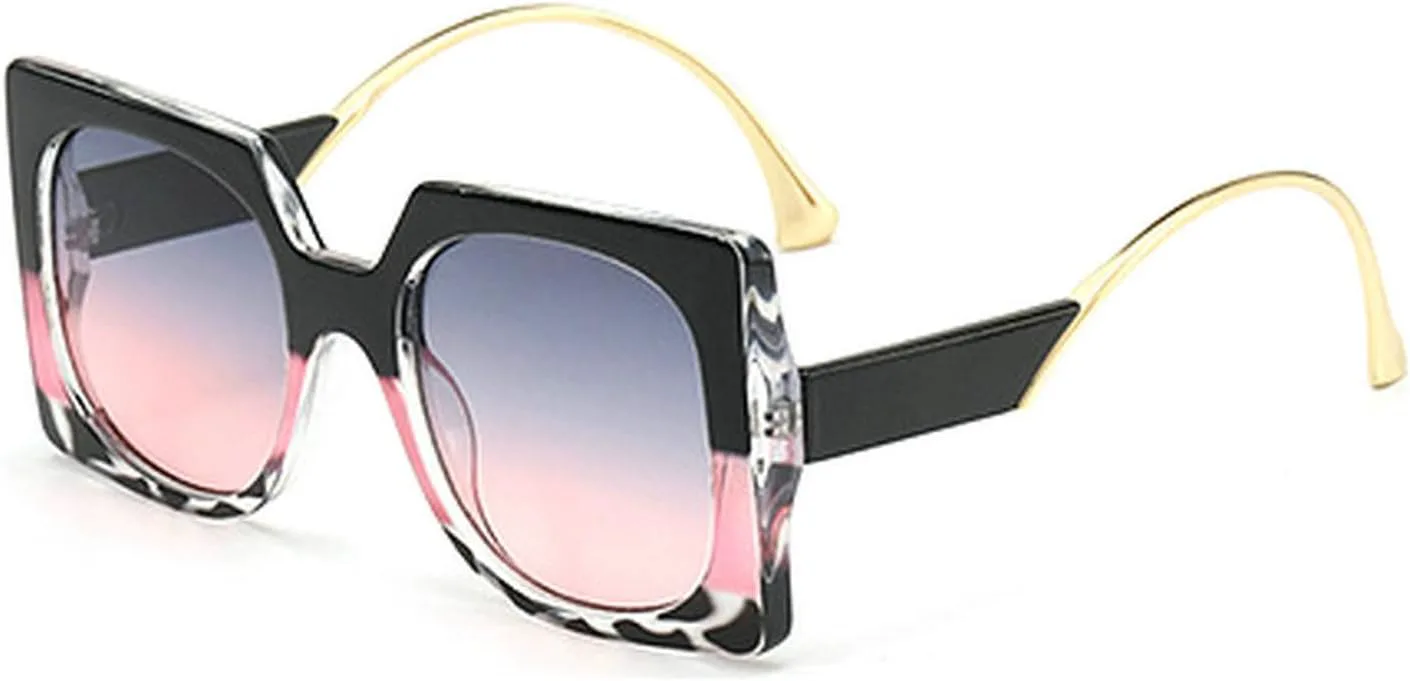 

Солнцезащитные очки Laureles большого квадратного размера для женщин и мужчин, модные, для вождения и рыбалки, с леопардовым принтом, коричневые, женские, UV400, C3