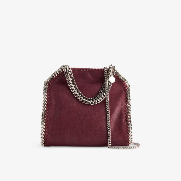 

Мини-сумка-тоут Falabella из искусственной кожи Stella Mccartney, цвет plum