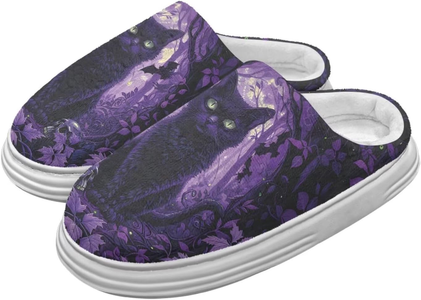 

Домашние тапочки Chririnla для женщин и мужчин с эффектом памяти, толстая EVA подошва, мягкие, без застежки, противоскользящие, уютные, для дома и улицы, черный