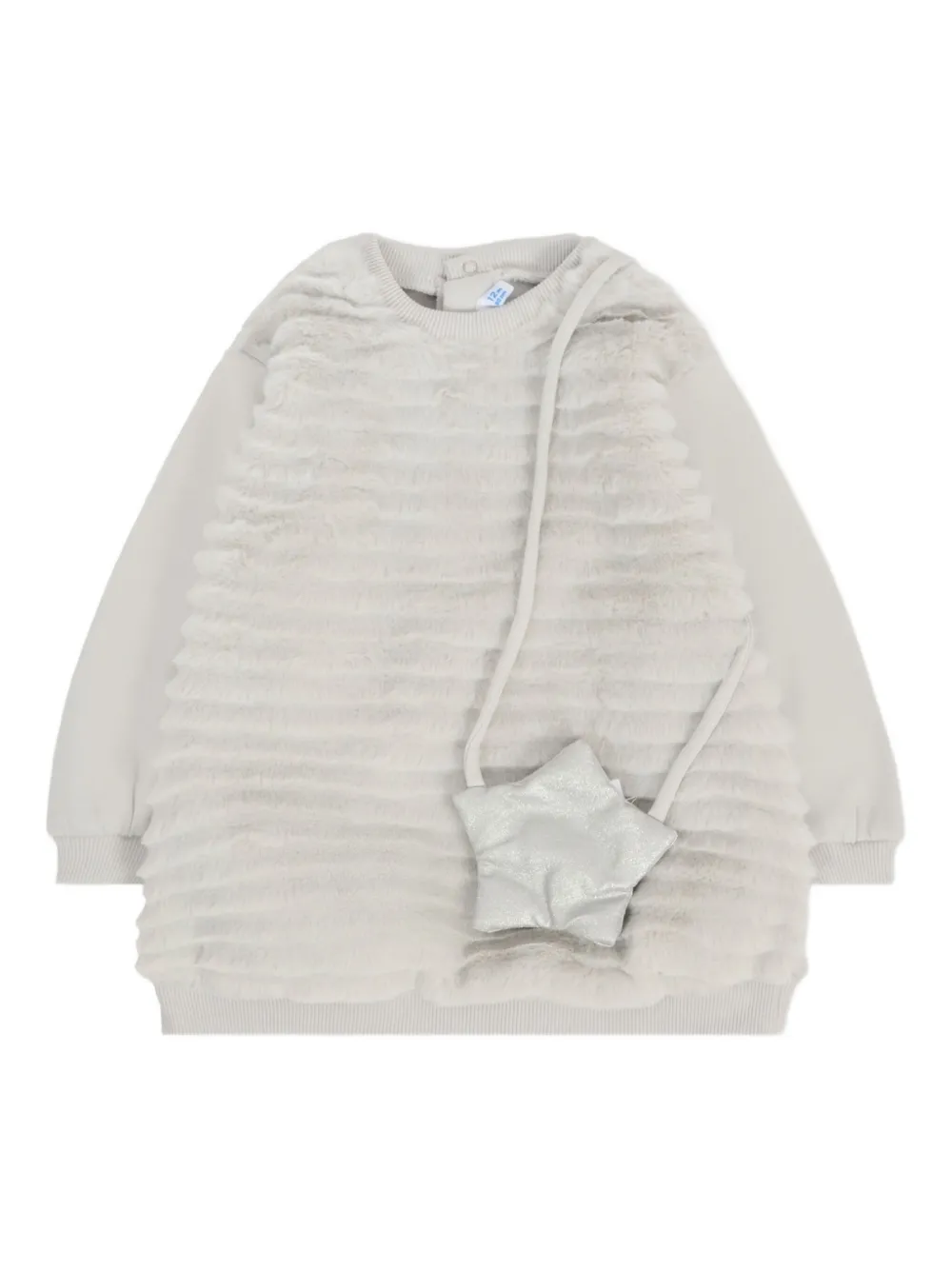 

Платье Faux-fur star-shaped dress set Mayoral, серый