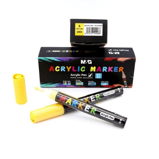 

Набор Акриловых Маркетов Желтых Из 6 Шт. Inna marka