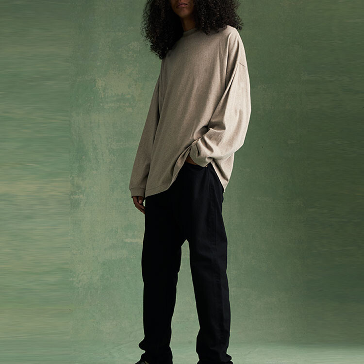 Футболка с длинным рукавом Fear Of God Essentials Core Heather — фото 3