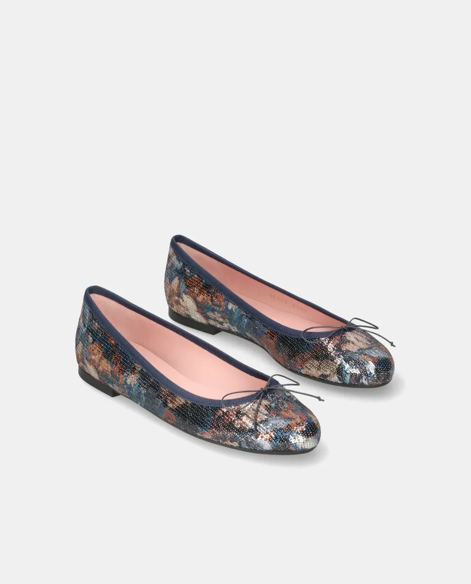 Женские балетки Nicole с пайетками Pretty Ballerinas, мультиколор — фото 3