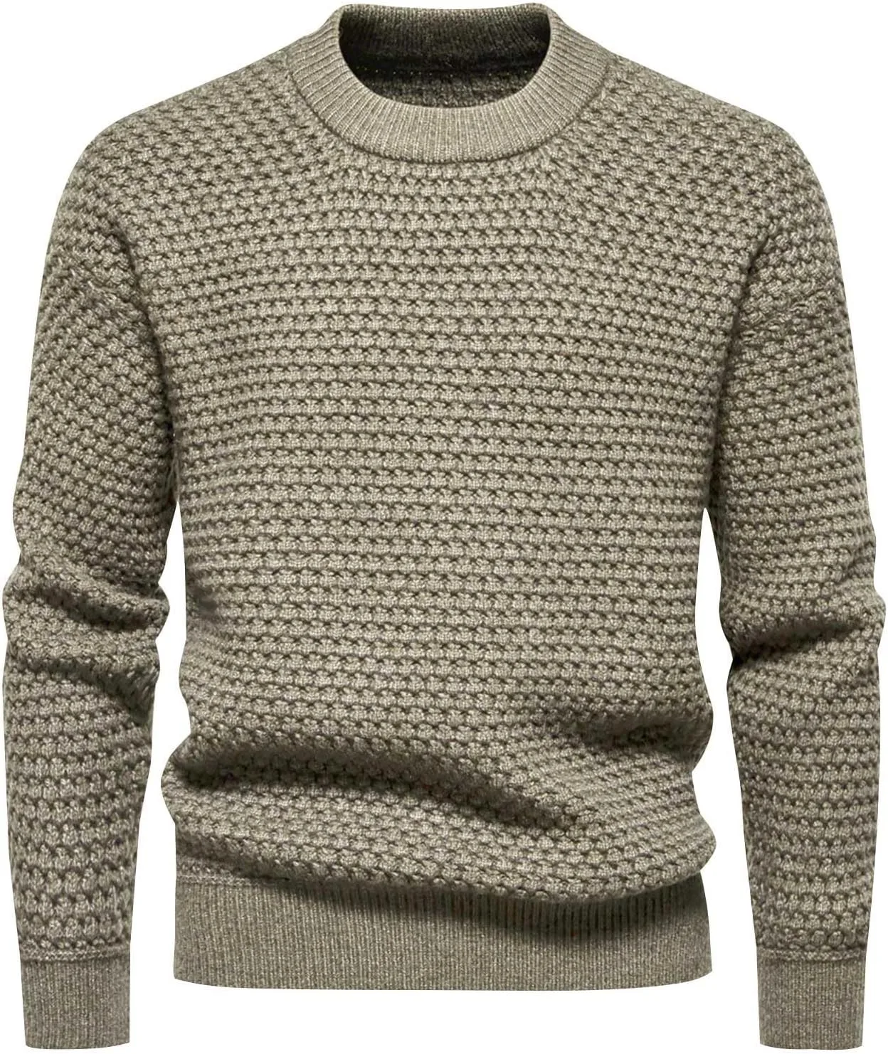 

Мужской свитер-пуловер легкий вязаный