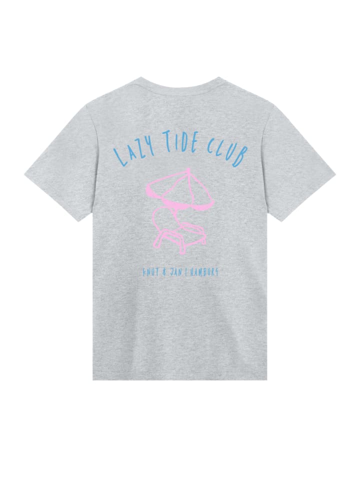 

Футболка с логотипом Knut and Jan Scribble в цвете серый меланж F4NT4STIC