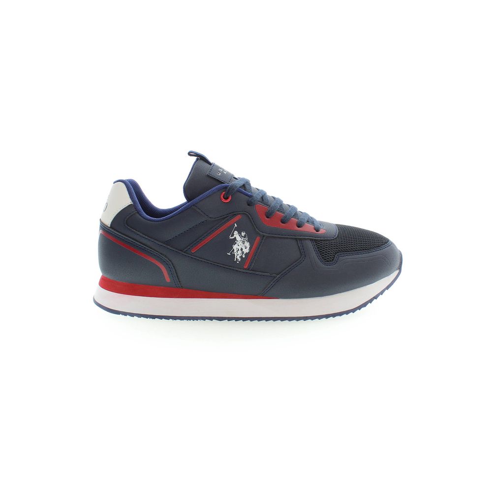 

Синие кроссовки из полиэстера U.S. Polo Assn., синий