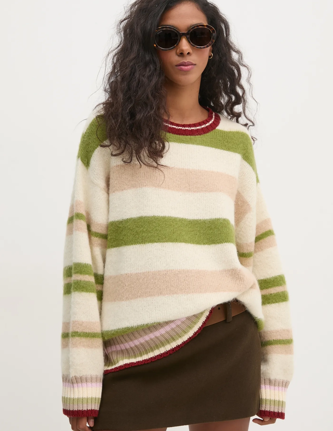 

Свитер из смесовой шерсти Stine Goya, бежевый