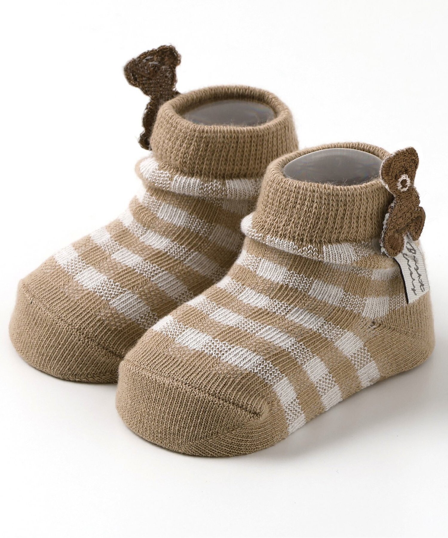 Детские носки с вышитым мотивом Apres les cours, Beige