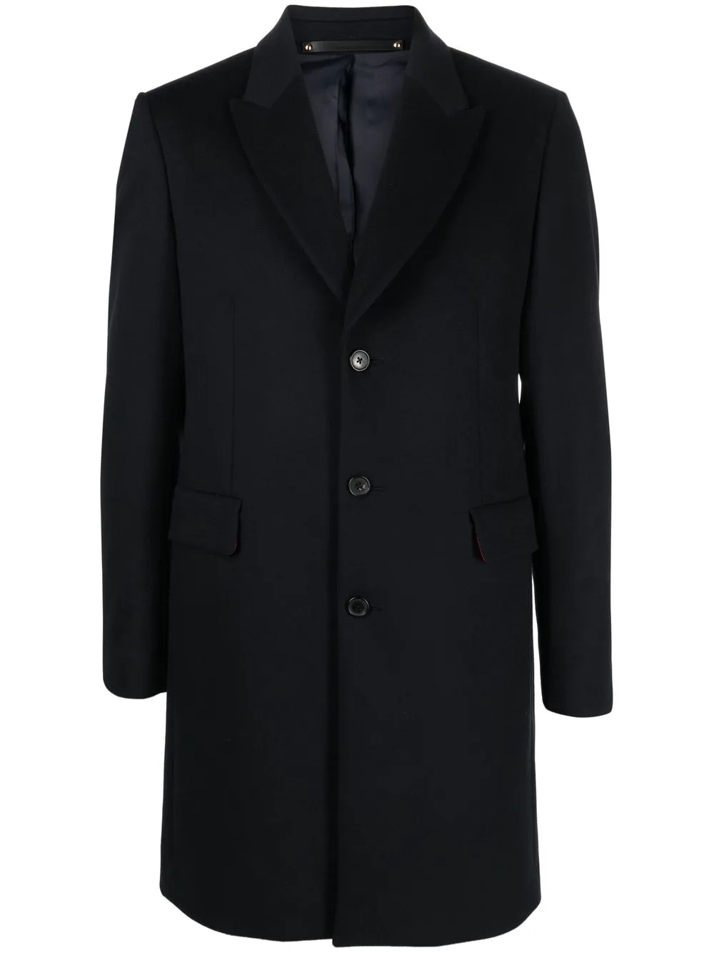 

Однобортное пальто Paul Smith, синий