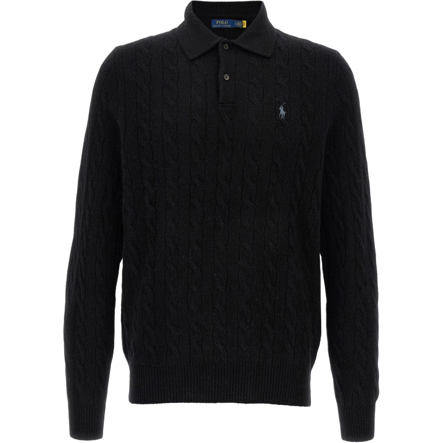 

Свитер крупной вязки Polo Ralph Lauren, черный