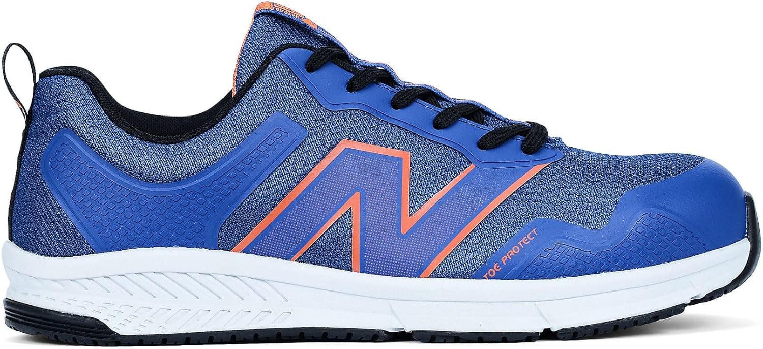New Balance Мужские ботинки с алюминиевым носком Evolve, синий/оранжевый