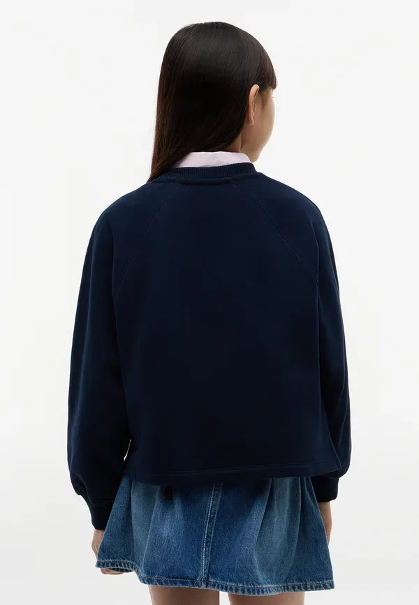 Толстовка Tommy Hilfiger Tonal flag sweatshirt, темно-синий — фото 3