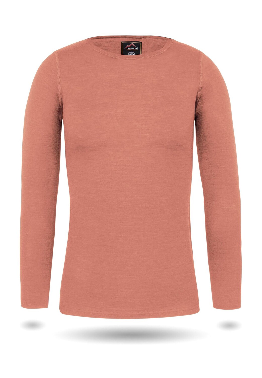 

Женская рубашка с длинными рукавами из мериноса Mandurah normani, розовый