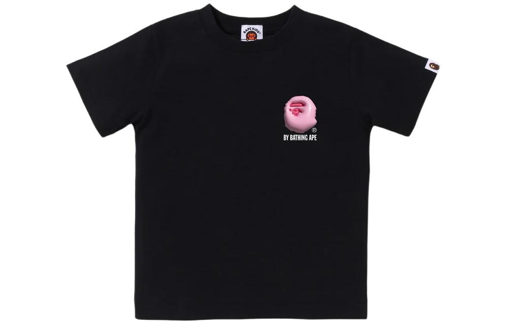

Детская футболка A Bathing Ape, черный/синий