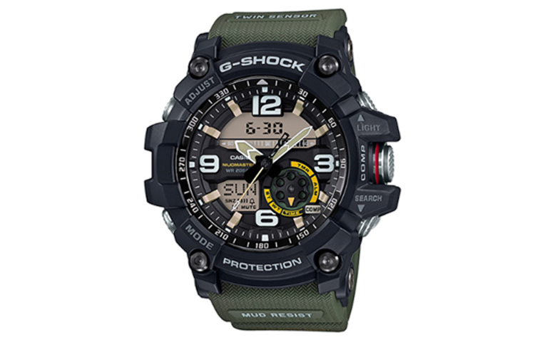 

G-SHOCK Часы G SHOCK Land Series Little Mud King Quartz Movement Resin Strap Watch Men's Watch Black Dial