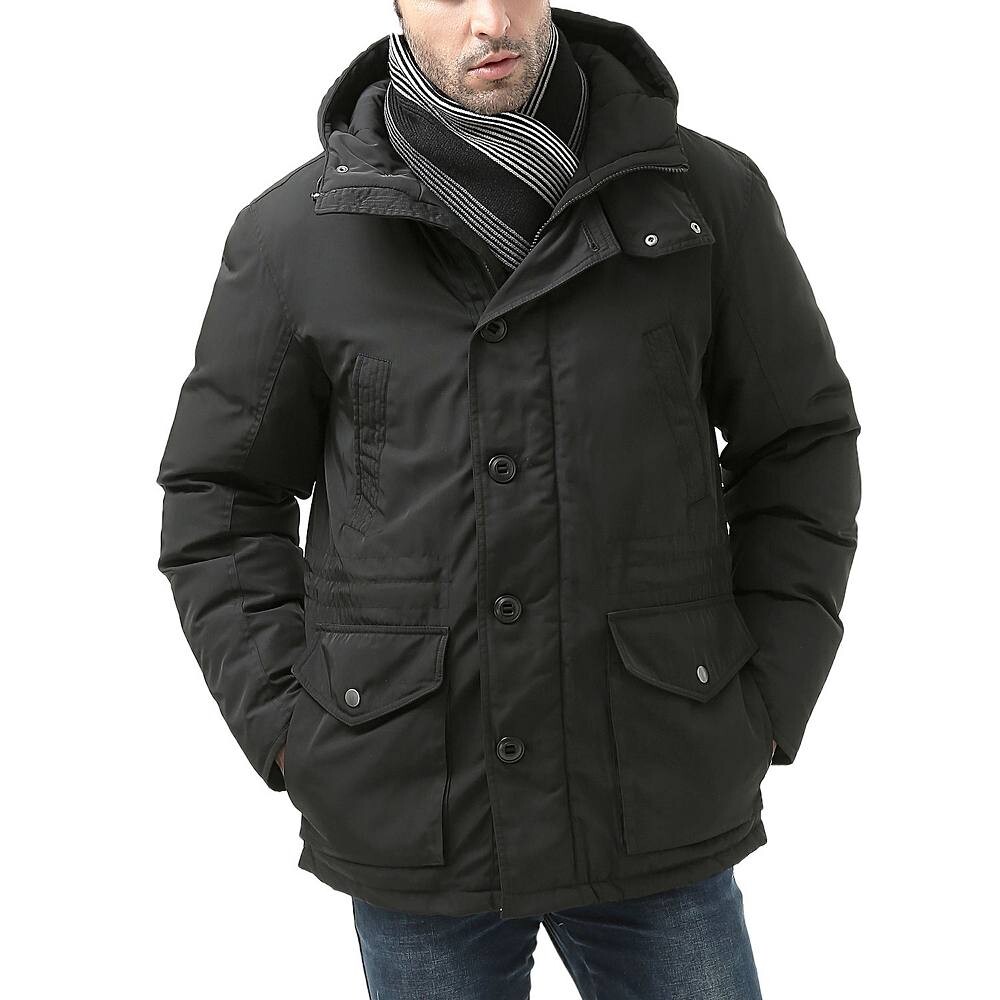 

Мужская пуховая парка с капюшоном Bgsd Tommy BGSD, черный