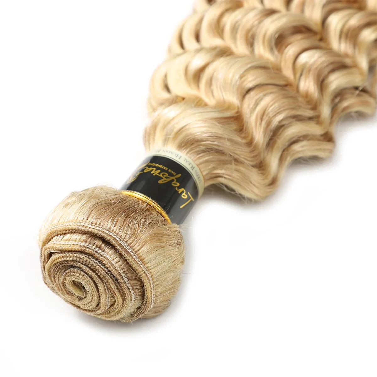 Накладные пряди для наращивания волос из натуральных волос Remy, 60 см Larafona, 27/613# — фото 4