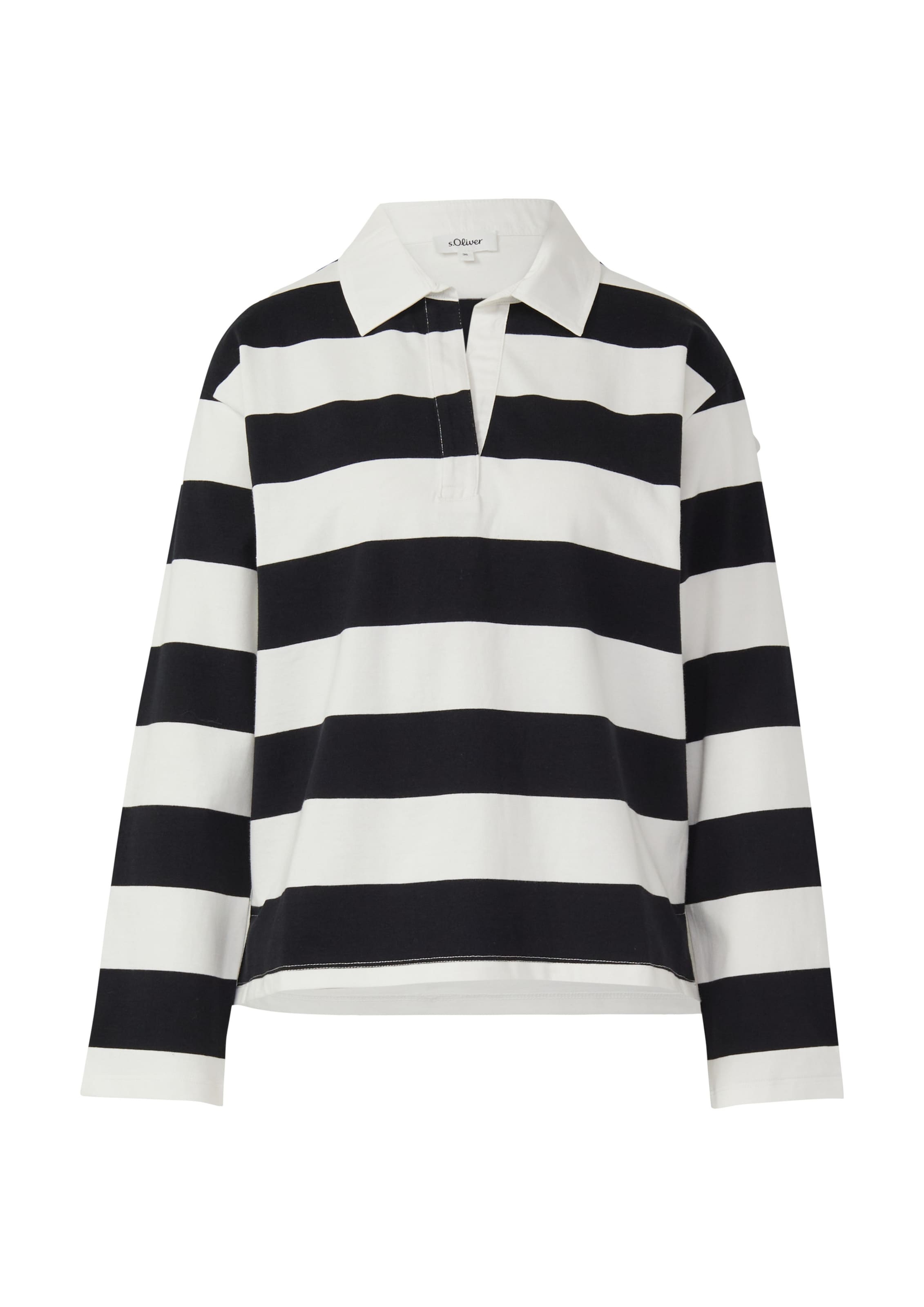 

s.Oliver Свитшот в черном цвете, Черный, s.Oliver Свитшот в черном цвете