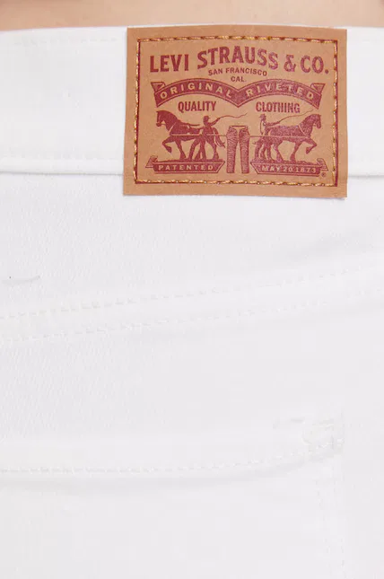 Джинсы скинни Levi's 311, белый — фото 4