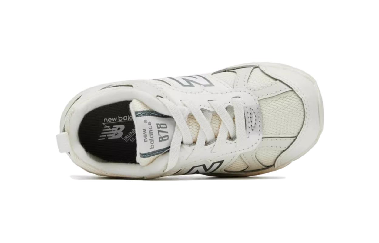 New Balance 878 Anti Kick Low Top Toddler Shoes Ecru Infant And Toddler — фото 4