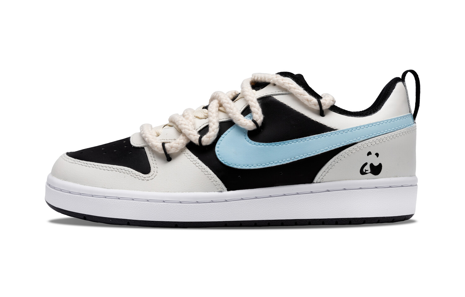 

Кроссовки Nike Court Borough Skateboarding Shoes Women's Low-top Black, цвет Apricot