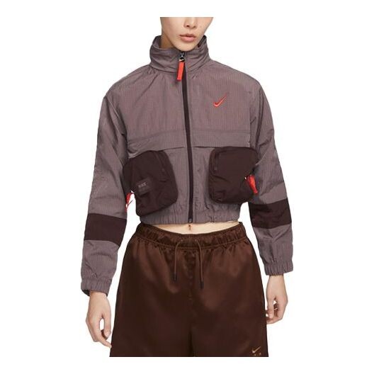 

Куртка as nsw city utility woven jacket 'burgundy' Nike, бургундия
