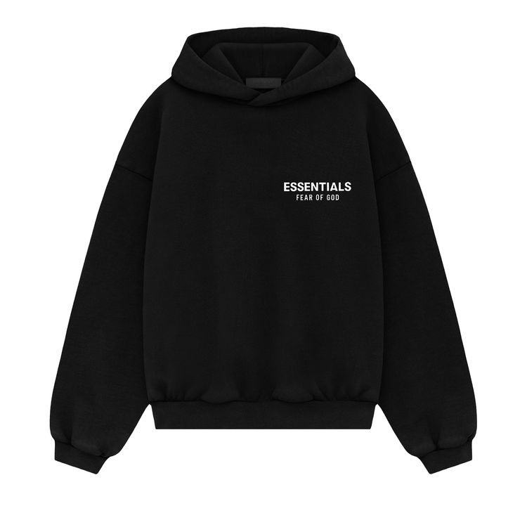 

Худи Fear of God Essentials Kids Fleece Hoodie 'Black', черный