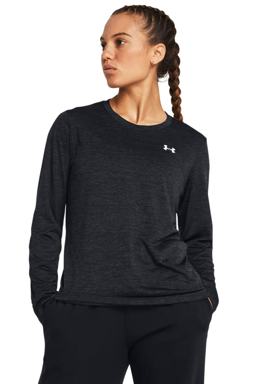 

Футболка с надписью «Tech Crew Twist» Under Armour, черный