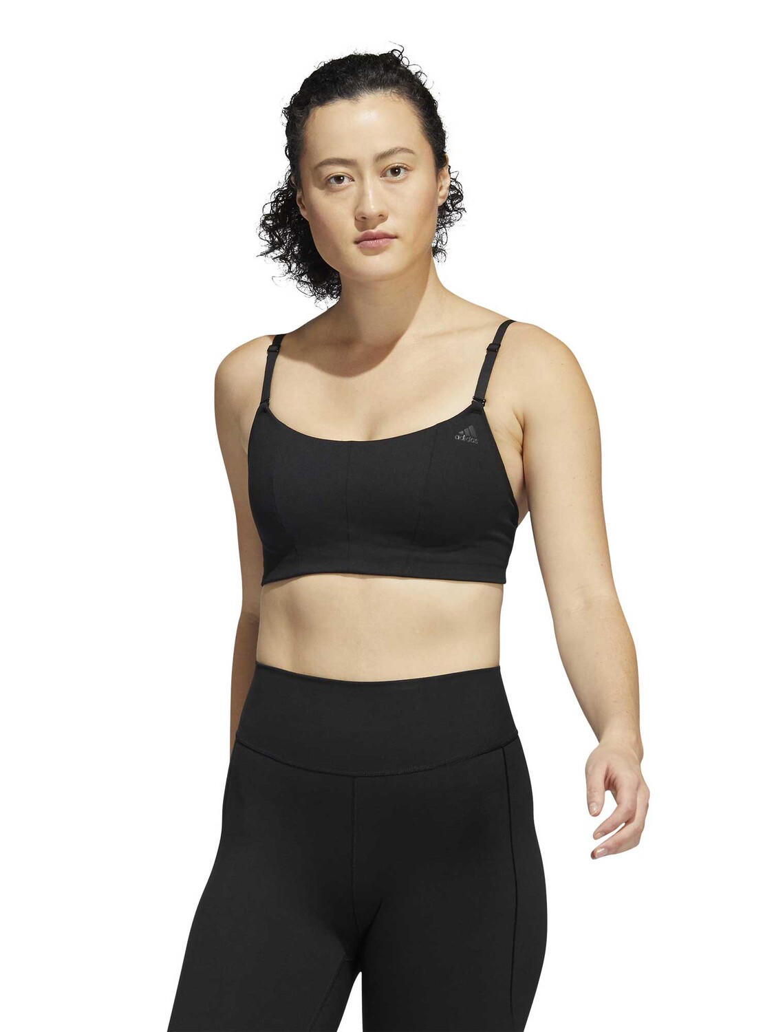 

Спортивный бюстгальтер Adidas Performance Yoga Studio, черный