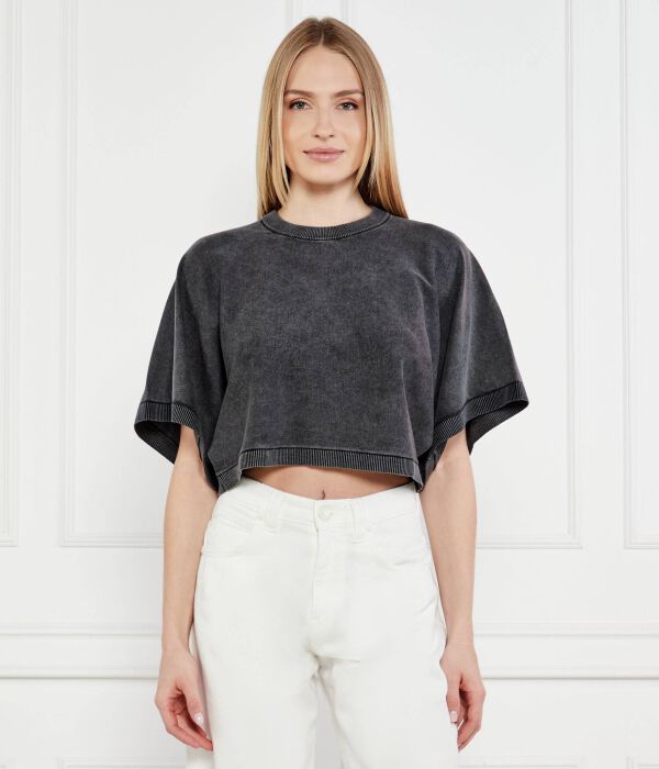 

Блуза Cropped fit Michael Kors, серый