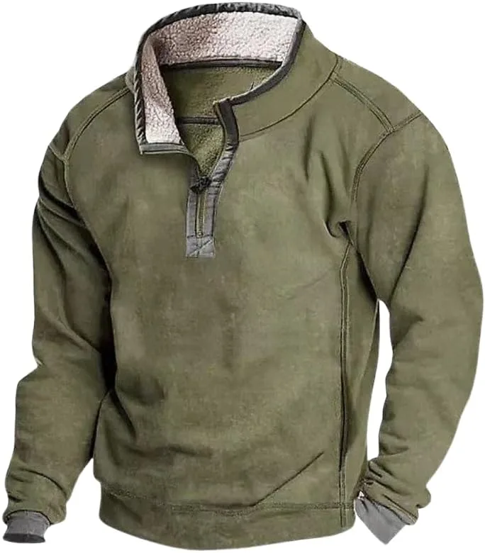 

Толстовка-полузип для мужчин с длинным рукавом и воротником-стойкой Coipe